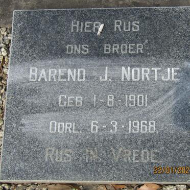 NORTJE Barend J. 1901-1968
