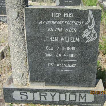 STRYDOM Johan Wilhelm 1890-1966