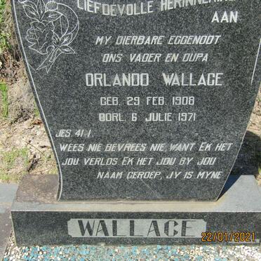 WALLACE Orlando 1908-1971
