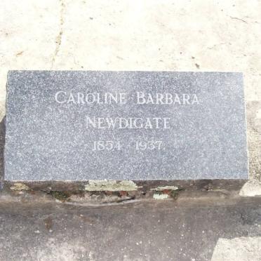 NEWDIGATE Caroline Barbara 1854-1937