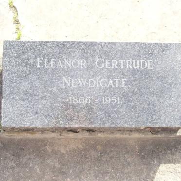 NEWDIGATE Eleanor Gertrude 1866-1951