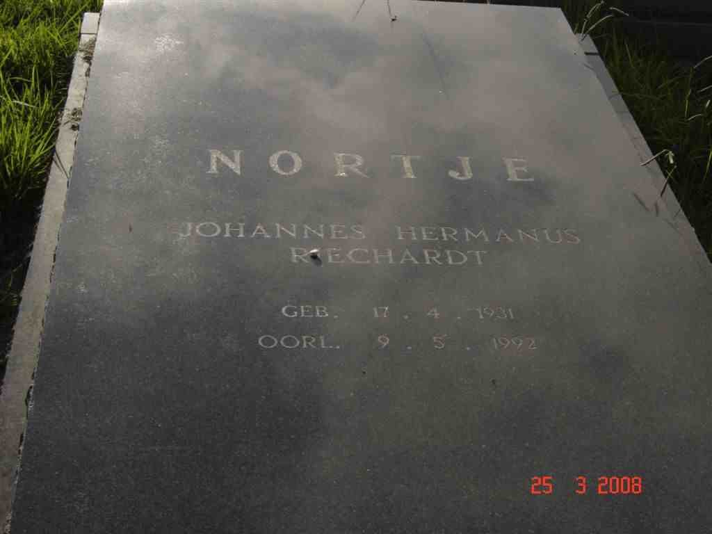 NORTJE Johannes Hermanus Rechardt 1931-1992