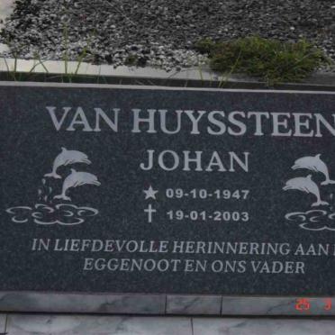 HUYSSTEEN Johan, van 1947-2003