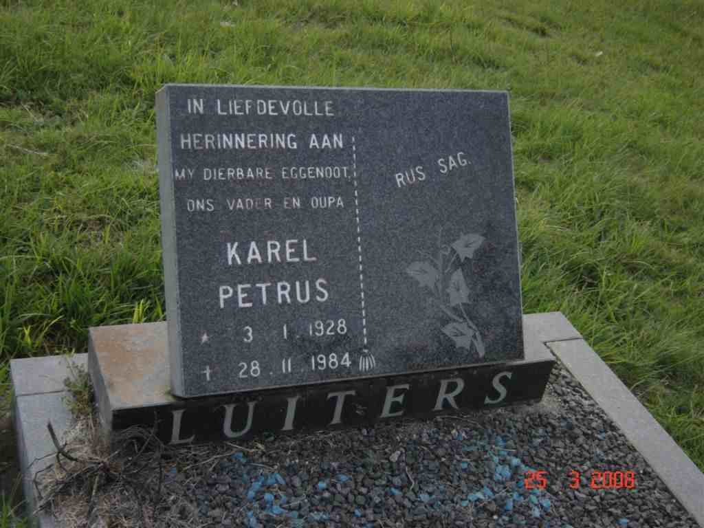 LUITERS Karel Petrus 1928-1984