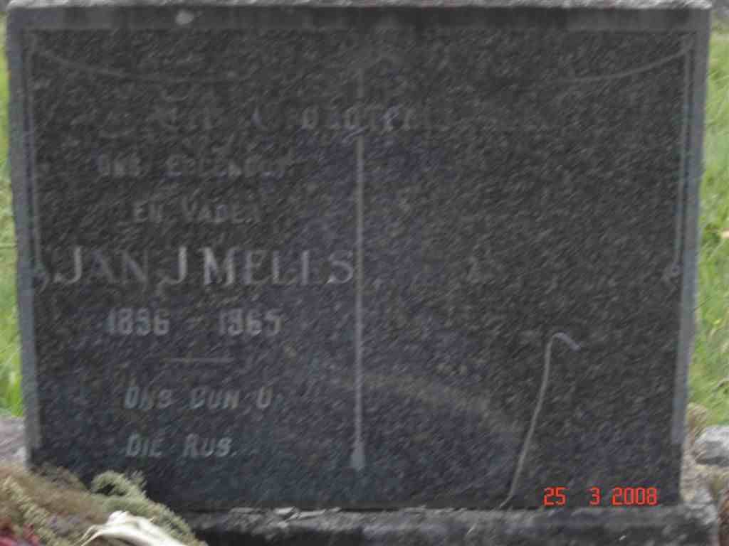 MELLS Jan J. 1896-1965