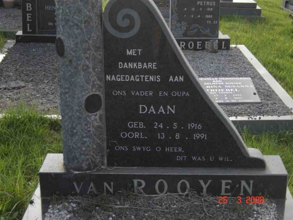 ROOYEN Daan, van 1916-1991