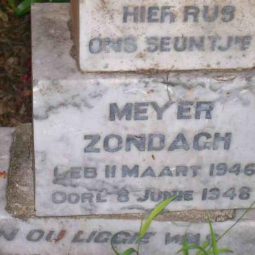 ZONDAGH Meyer 1946-1948