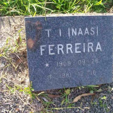 FERREIRA Henry 1924-1970 :: FERREIRA T.I. 1909-1981