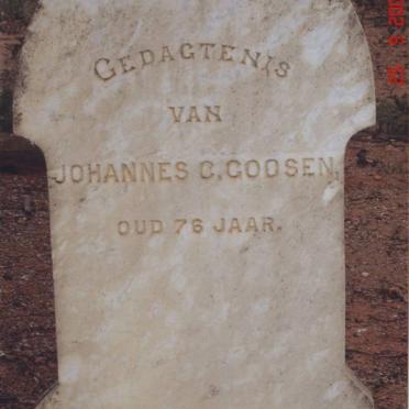 GOOSEN Johannes C.