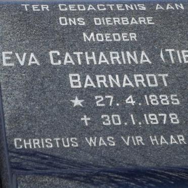 BARNARDT Eva Catharina 1885-1978