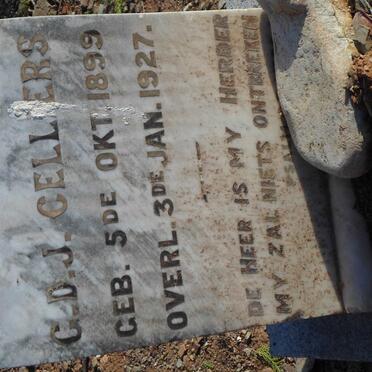 CELLIERS G.D.J. 1899-1927