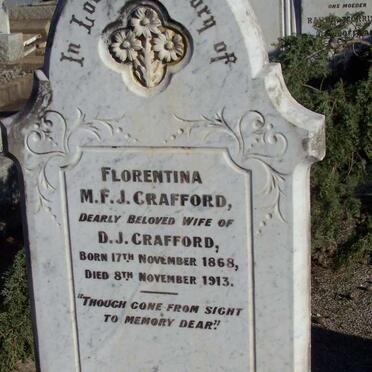 CRAFFORD Florentina M.F.J. 1868-1913