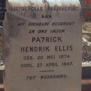 ELLIS Patrick Hendrik 1874-1947