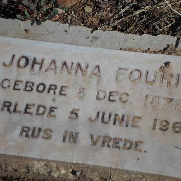 FOURIE Johanna 1872-1963
