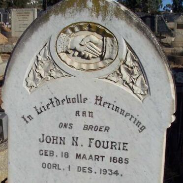 FOURIE John N. 1885-1934