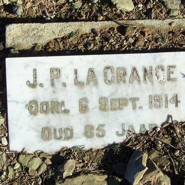 GRANGE J.P., la -1914