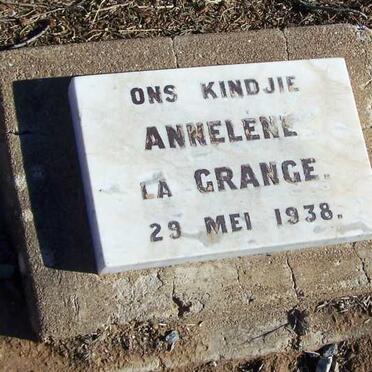 GRANGE Annelene, la -1938