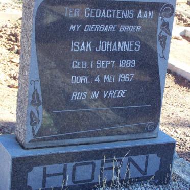 HORN Isak Johannes 1889-1967