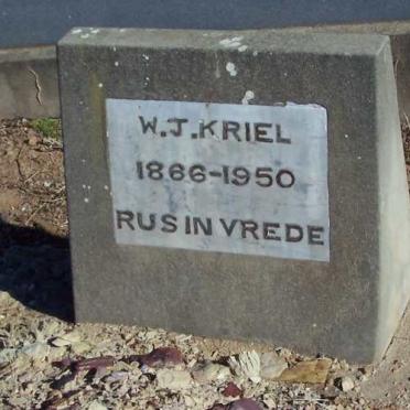 KRIEL W.J. 1866-1950