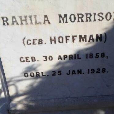 MORRISON Rahila nee HOFFMAN 1858-1928