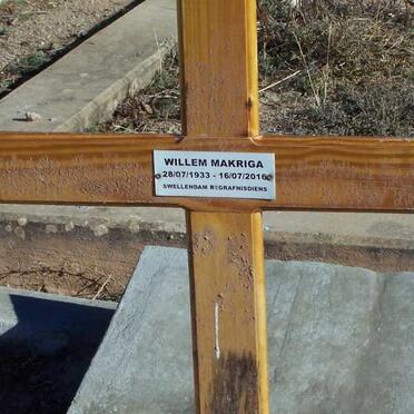 MAKRIGA Willem 1933-2016