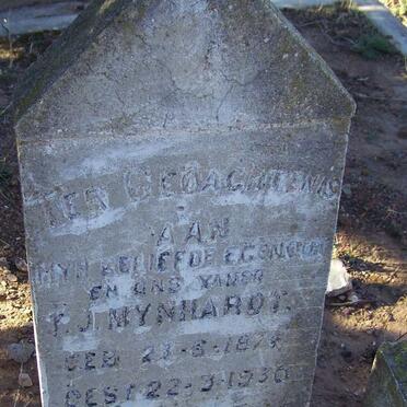 MYNHARDT P.J. 1874-1930