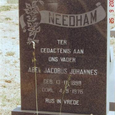 NEEDHAM Abel Jacobus Johannes 1898-1976
