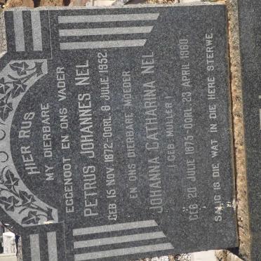 NEL Petrus Johannes 1872-1952 &amp; Johanna Catharina MULLER 1875-1960