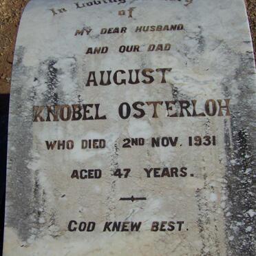 OSTERLOH August Knobel -1931