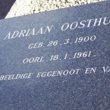OOSTHUIZEN Adriaan 1900-1961