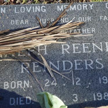 REINDERS Ralph Reenen 1926-1985