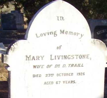 TRAILL Mary Livingstone -1926