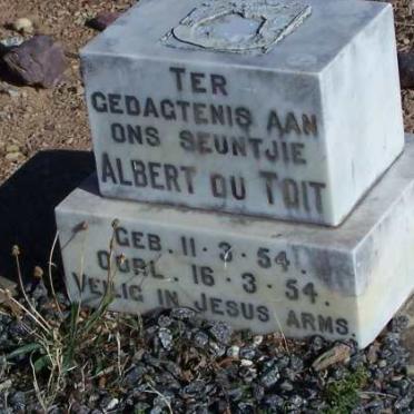 TOIT Albert, du 1954-1954