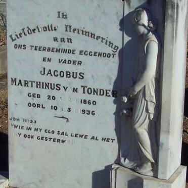 TONDER Jacobus Marthinus, van 1860-1936