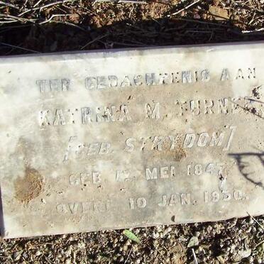 TURNER Katrina M. nee STRYDOM 1847-1930