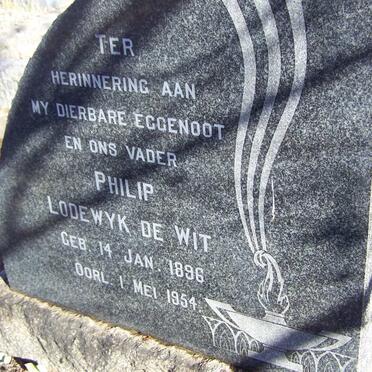 WIT Philip Lodewyk, de 1896-1954