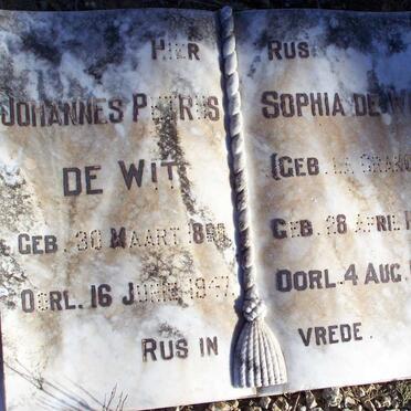 WIT Johannes Petrus, de 1860-1947 &amp; Sophia LA GRANGE 1871-1952