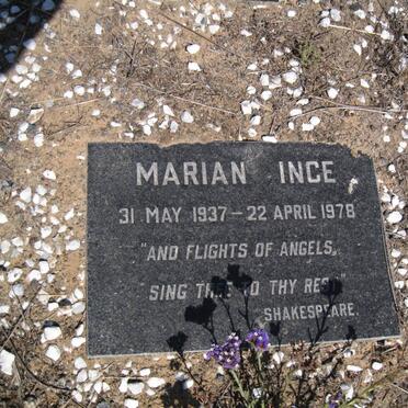 INCE Marian 1939-1978