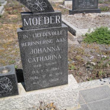 BURGER Johanna Catharina nee LOUW 1894-1976