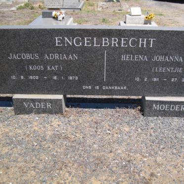 ENGELBRECHT Jacobus Adriaan 1902-1973 &amp; Helena Johanna Alberta 1911-1969