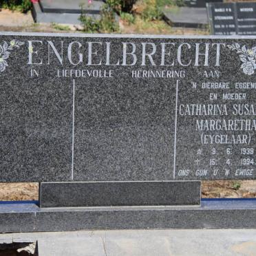 ENGELBRECHT Catharina Susanna Margaretha nee EYGELAAR 1939-1994