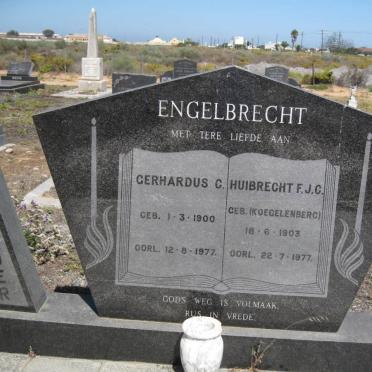 ENGELBRECHT Gerhardus C. 1900-1977 &amp; Huibrecht F.J.C. KOEGELENBERG 1903-1977