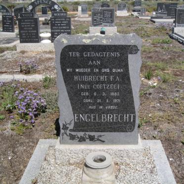 ENGELBRECHT Huibrecht F.A. nee COETZEE 1883-1971
