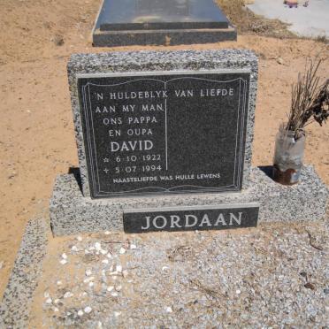 JORDAAN David 1922-1994