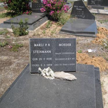 STEINMANN Marij P.B. 1938-1989