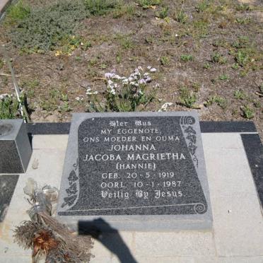 SMIT Johanna Jacoba Magarietha 1919-1987