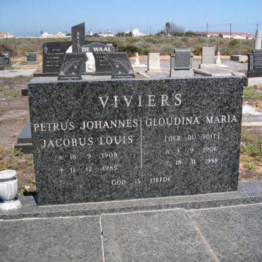 VIVIERS Petrus Johannes Jacobus Louis 1908-1985 &amp; Gloudina Maria DU TOIT 1906-1998