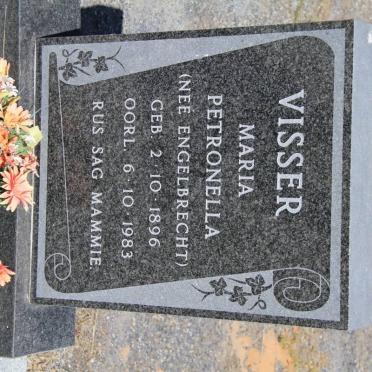 VISSER Maria Petronella nee ENGELBRECHT 1896-1983