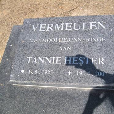 VERMEULEN Hester 1925-2007