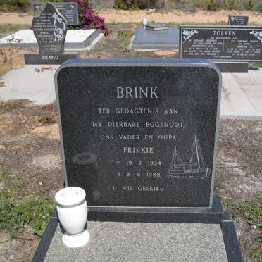 BRINK Frikkie 1934-1988